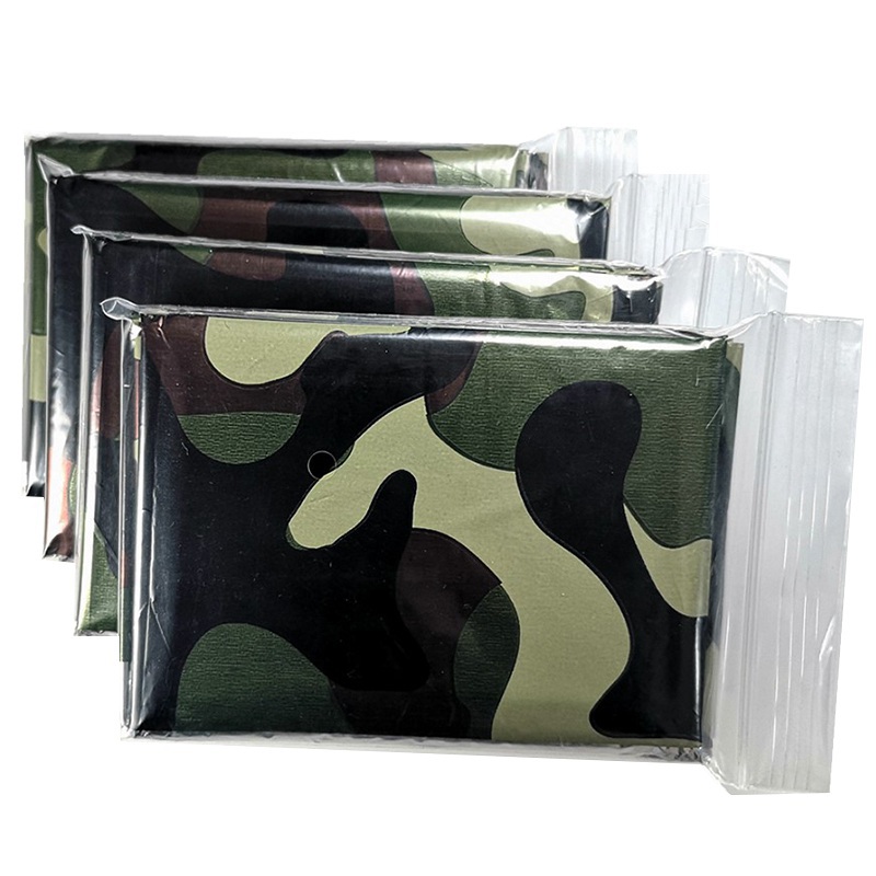 Outdoor Camping Mat Waterproof - 1 قطعة بطانية حرارية للطوارئ للطي