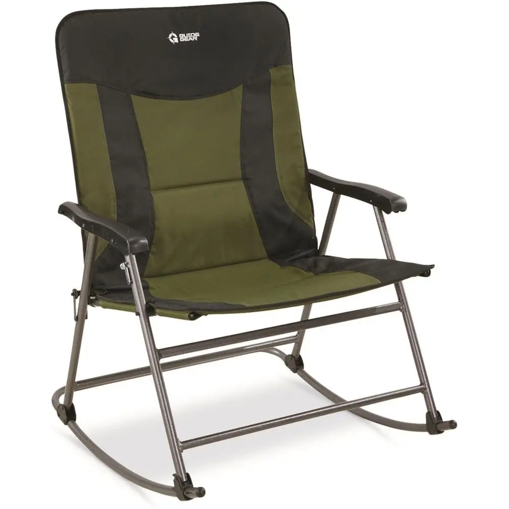 Outdoor Oversized Camping Chair - كرسي تخييم هزاز محمول كبير الحجم