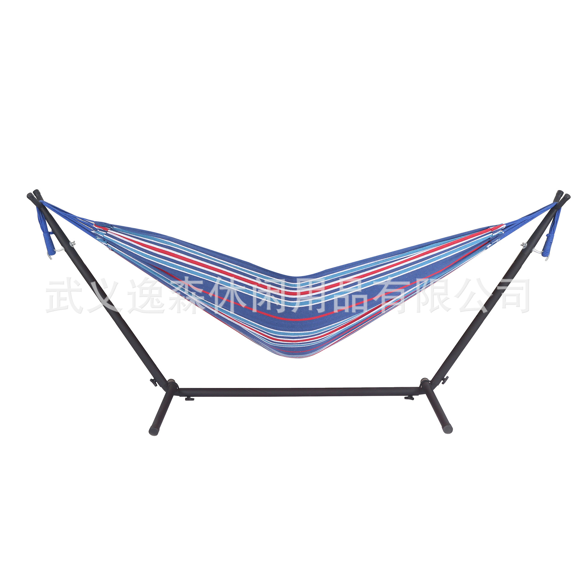 Outdoor Camping Hammock - أرجوحة قماشية خارجية مخططة بخطوط مفردة