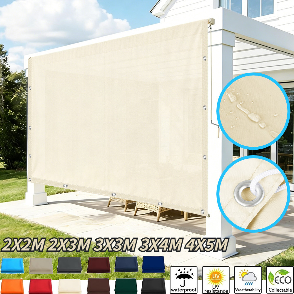 Outdoor Camping Tarp - شبكة تظليل للحدائق 5x4م 4x3م 3x2م،