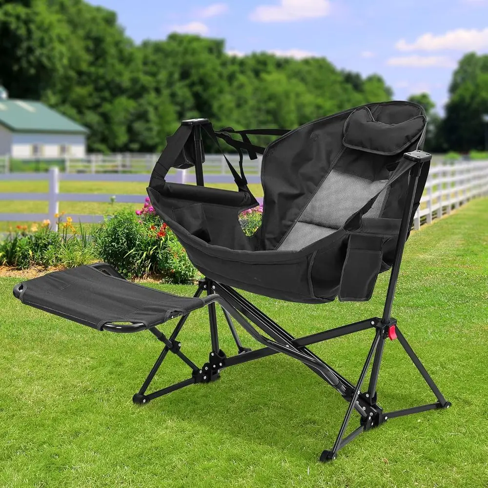 Outdoor Oversized Camping Chair - كرسي هاموك محمول كبير الحجم للتخييم