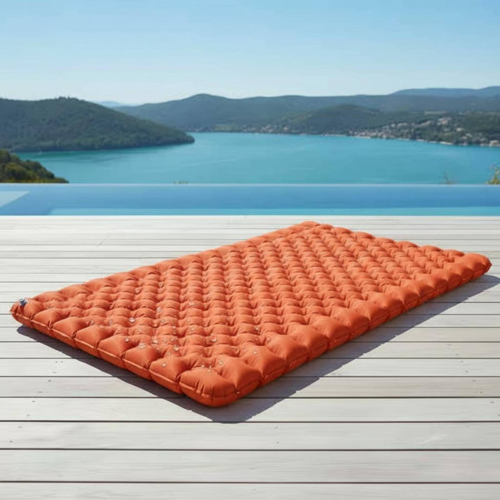 Outdoor Camping Mat Waterproof - فراش تخييم قابل للنفخ من النايلون