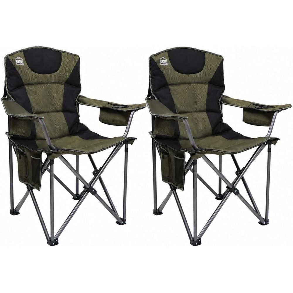 Outdoor Oversized Camping Chair - كراسي مبطنة كبيرة الحجم متينة (عبوة