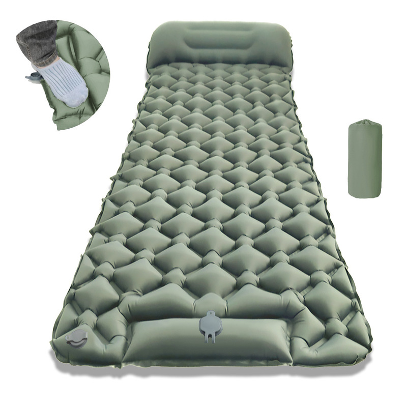 Outdoor Camping Inflatable Tent - بساط تخييم قابل للنفخ تلقائيًا بالضغط