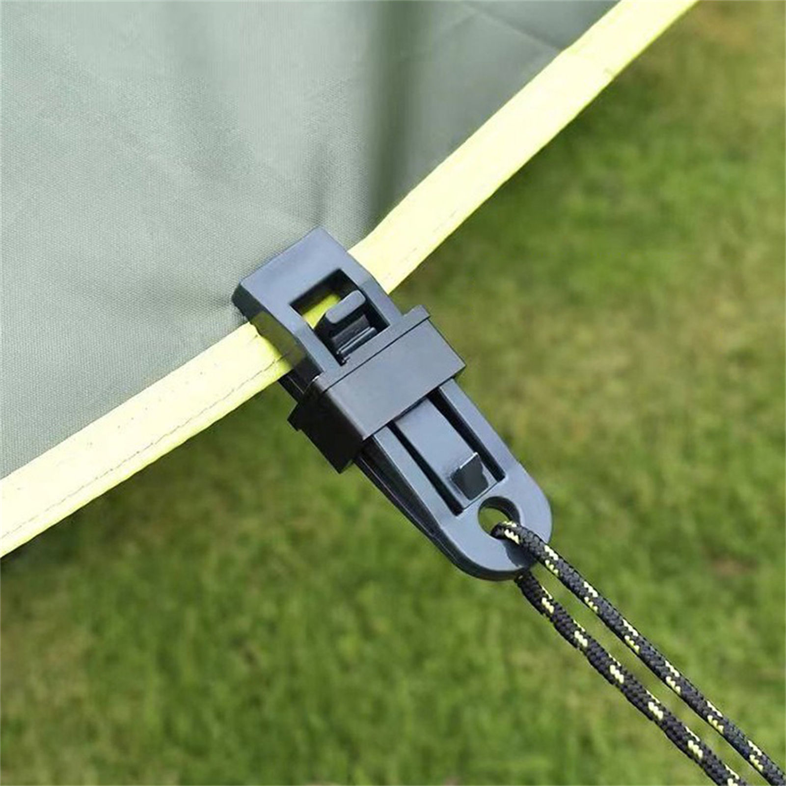 Outdoor Camping Tarp - 20 قطعة من مشابك الخيام القوية