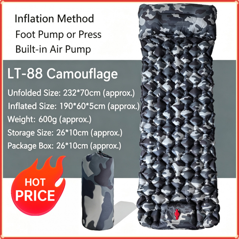 Outdoor Inflatable Camping Tent With Air Pump - فراش هوائي قابل للنفخ للتخييم في