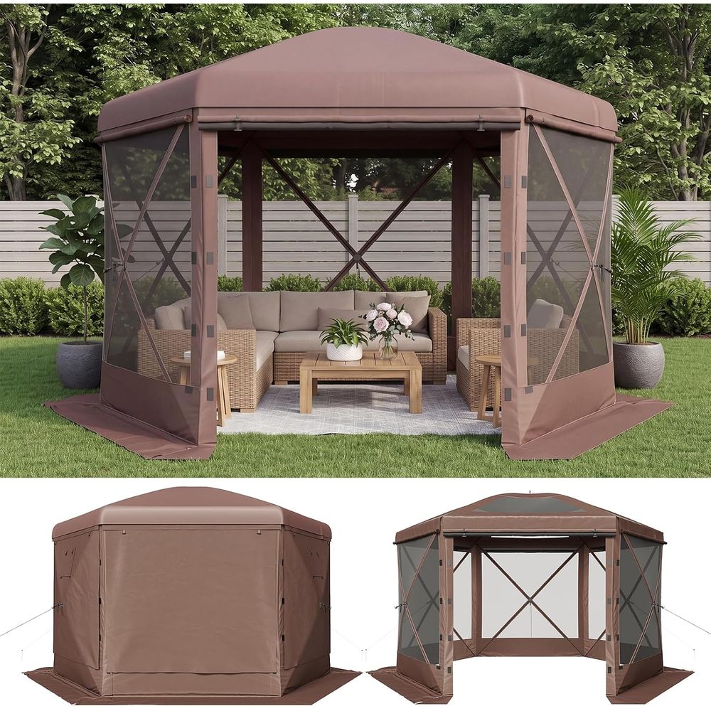 Outdoor Camping Gazebo - خيمة 1212 تي-أب، جازيبو سداسي الجوانب