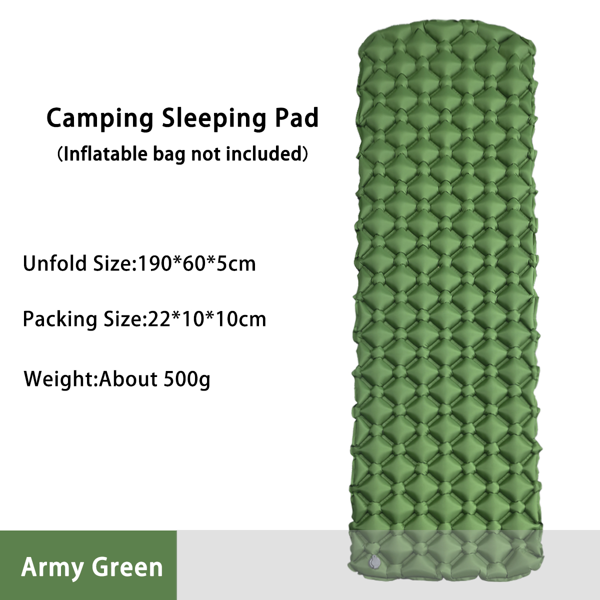 Outdoor Camping Inflatable Tent - فراش قابل للنفخ للتخييم، سرير مخيمات