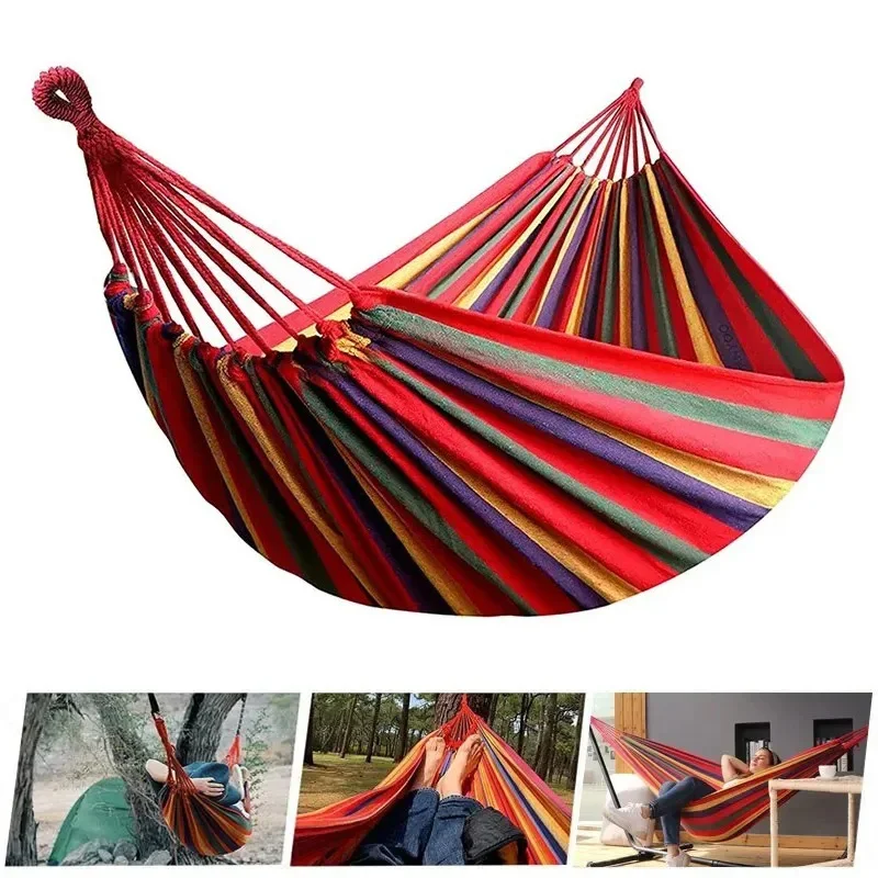 أرجوحة قماشية خارجية للتخييم م - مراجعة Outdoor Camping Hammock وسعره