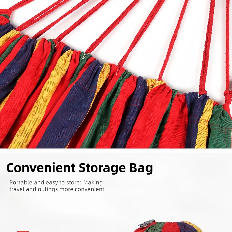 أرجوحة قماشية سميكة للاستخدام  - مراجعة Outdoor Camping Hammock وسعره