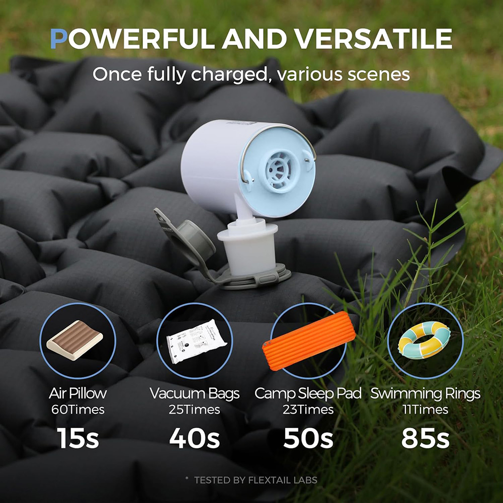 مضخة هواء محمولة من FLEXTAIL،  - مراجعة Outdoor Inflatable Camping Tent With Air Pump وسعره