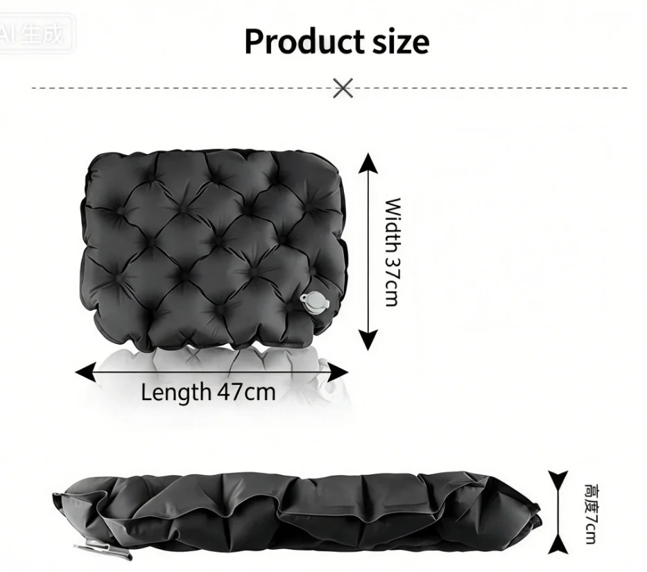وسادة هوائية محمولة قابلة للنف - مراجعة Outdoor Camping Mat Waterproof وسعره