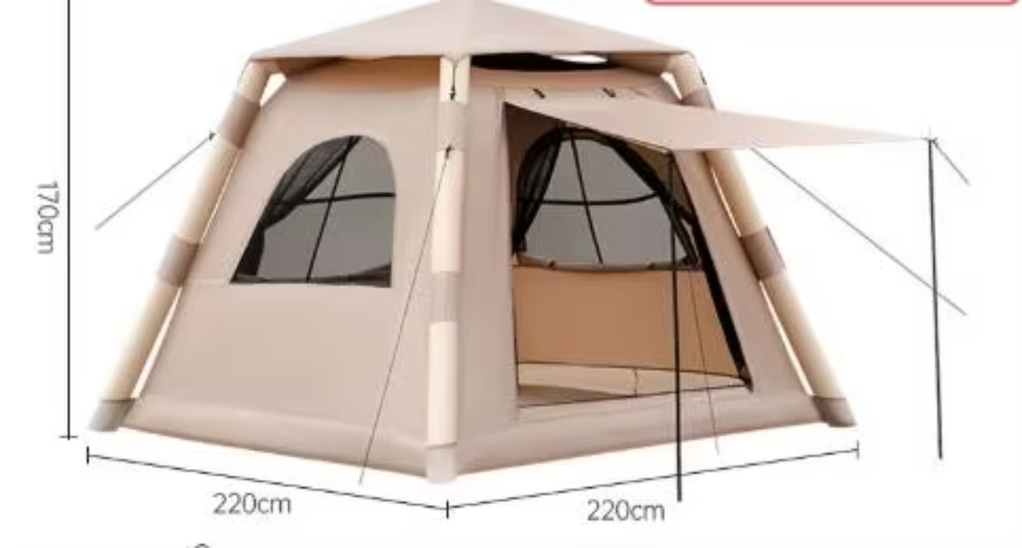 خيمة سقف محمولة قابلة للنفخ من - مراجعة Outdoor Camping Inflatable Tent وسعره