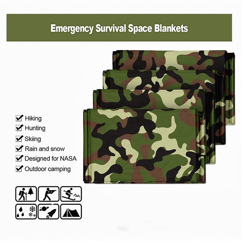 1 قطعة بطانية حرارية للطوارئ ل - مراجعة Outdoor Camping Mat Waterproof وسعره