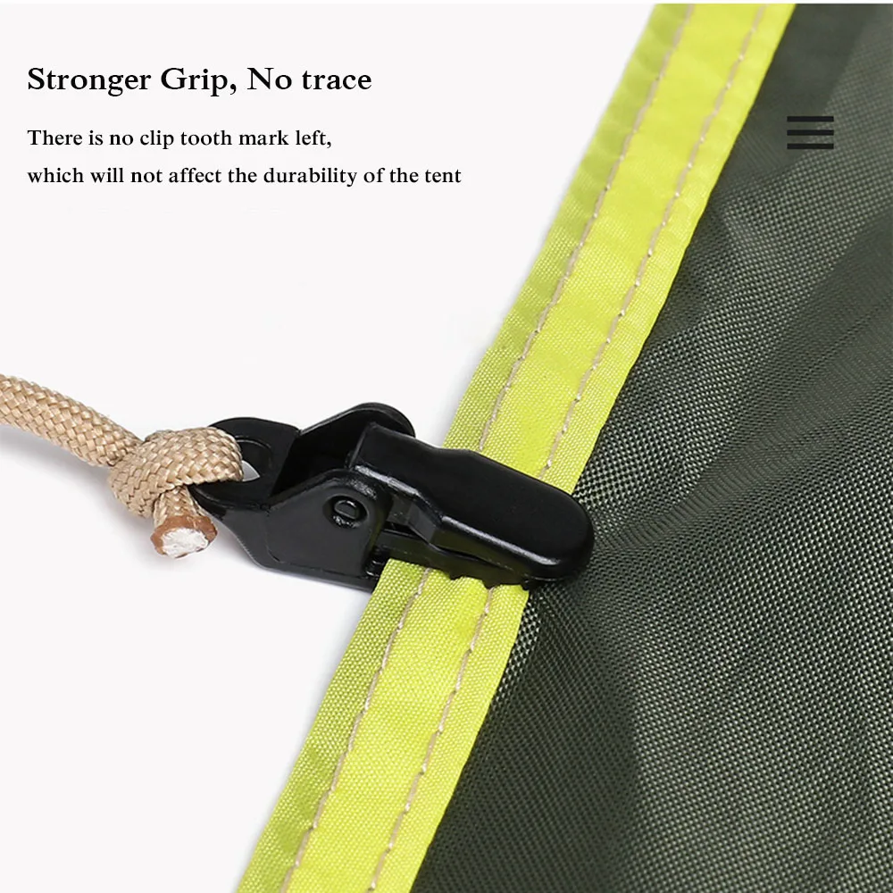 10/15/20 قطعة مشبك مظلة، مشابك - مراجعة Outdoor Camping Tarp وسعره