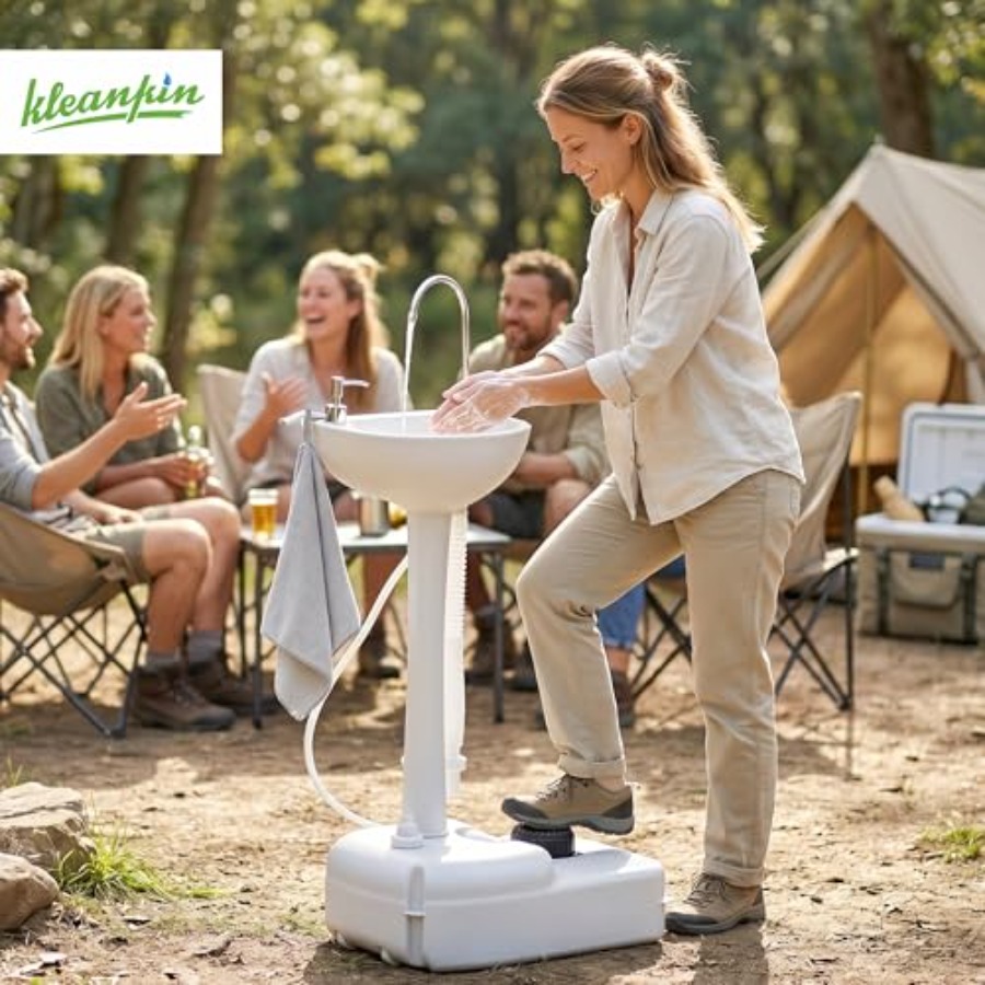 حوض غسيل محمول للتخييم والفعال - مراجعة Outdoor Camping وسعره