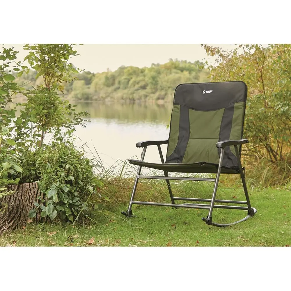 كرسي تخييم هزاز محمول كبير الح - مراجعة Outdoor Oversized Camping Chair وسعره