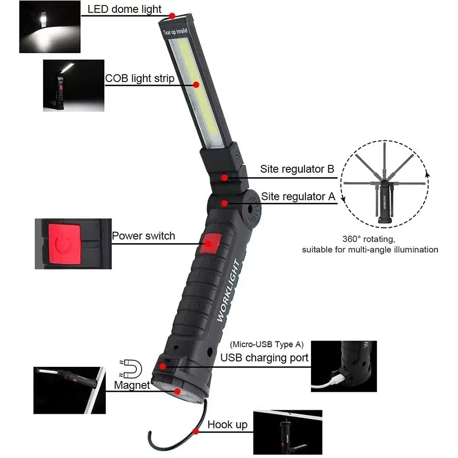 مصباح يدوي LED محمول مع خطاف م - مراجعة Outdoor Camping Lantern وسعره