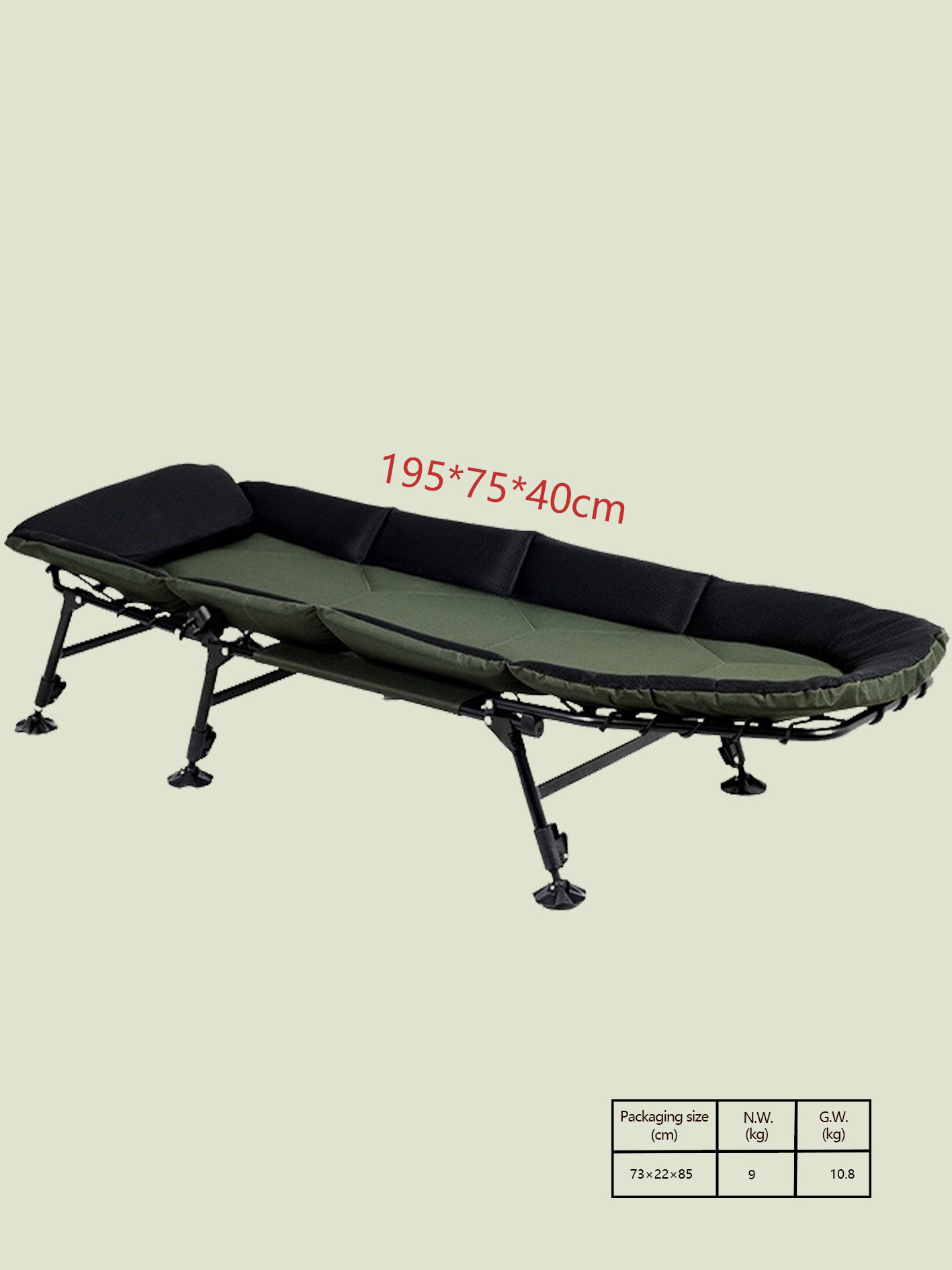 سرير قابل للطي، موسّع وسميك، ق - مراجعة Outdoor Camping Beds For Sale وسعره