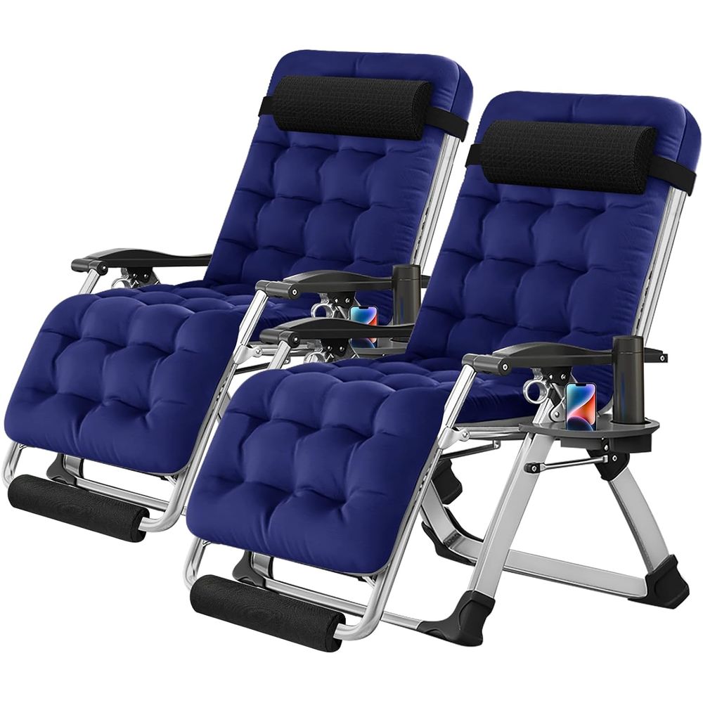 كرسي استرخاء واسع بدون جاذبية  - مراجعة Outdoor Oversized Camping Chair وسعره