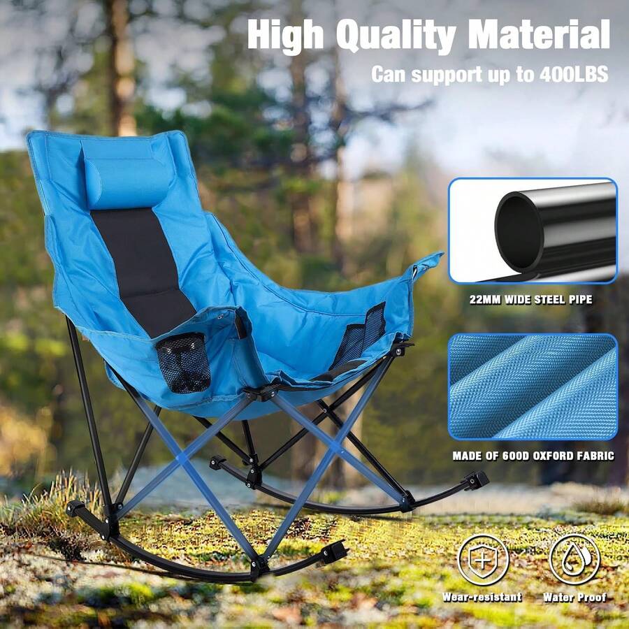 كرسي تخييم خارجي قابل للطي للب - مراجعة Outdoor Oversized Camping Chair وسعره