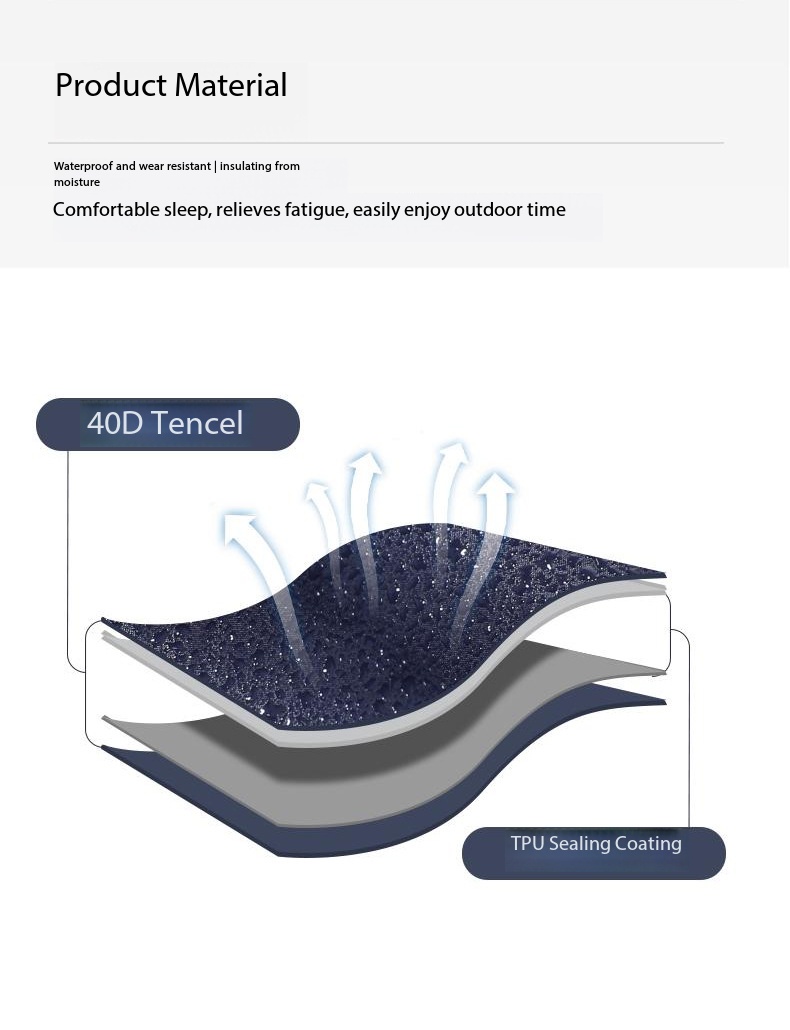فراش هوائي قابل للنفخ مقاوم لل - مراجعة Outdoor Camping Mat Waterproof وسعره
