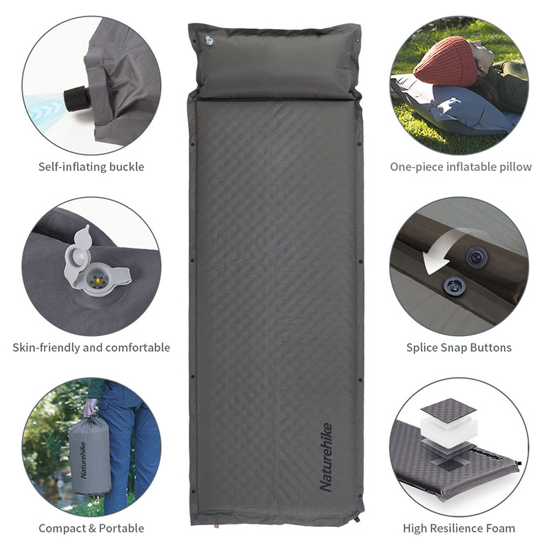 Naturehike الذاتي تضخيم الهواء - مراجعة Outdoor Camping Inflatable Tent وسعره