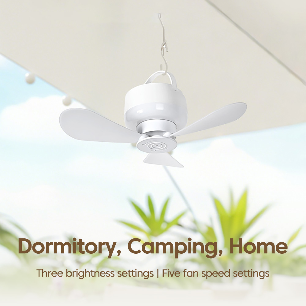 مروحة سقف صغيرة محمولة مع إضاء - مراجعة Outdoor Camping Gazebo وسعره