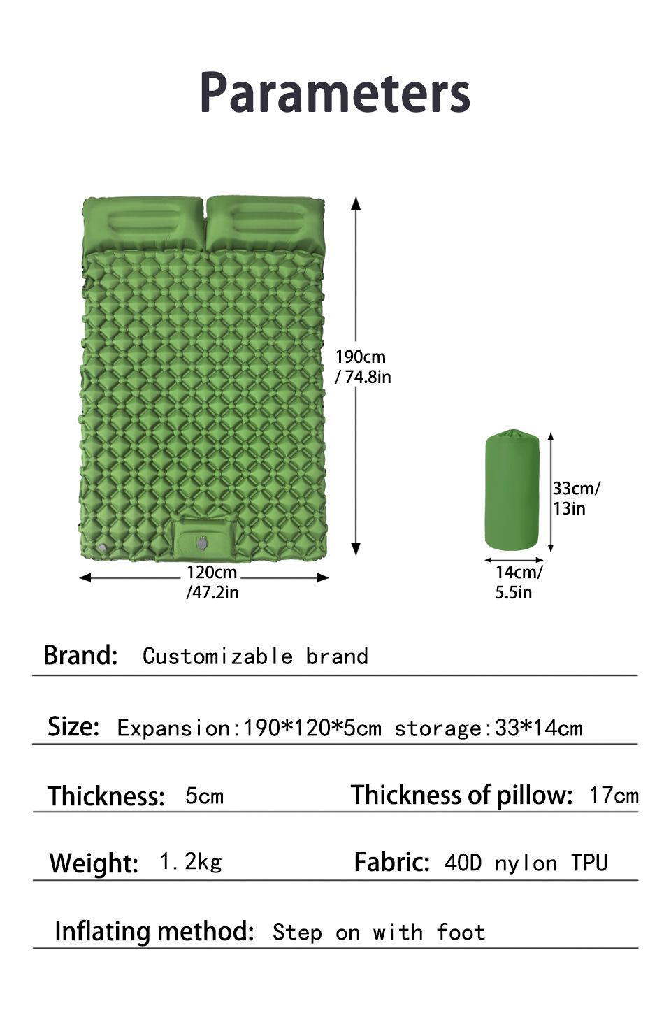 عرض ساخن: فراش هوائي قابل للنف - مراجعة Outdoor Inflatable Camping Tent With Air Pump وسعره
