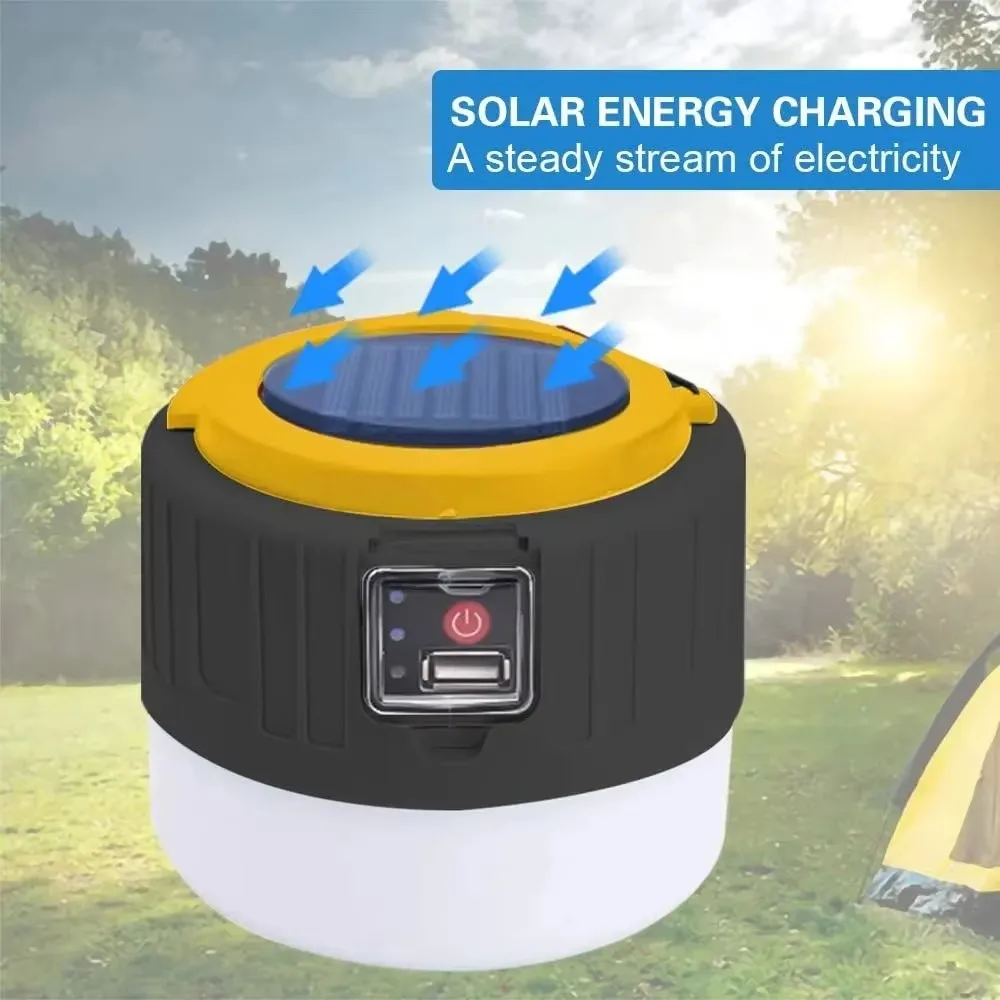 فانوس التخييم بالطاقة الشمسية  - مراجعة Outdoor Camping Lantern وسعره