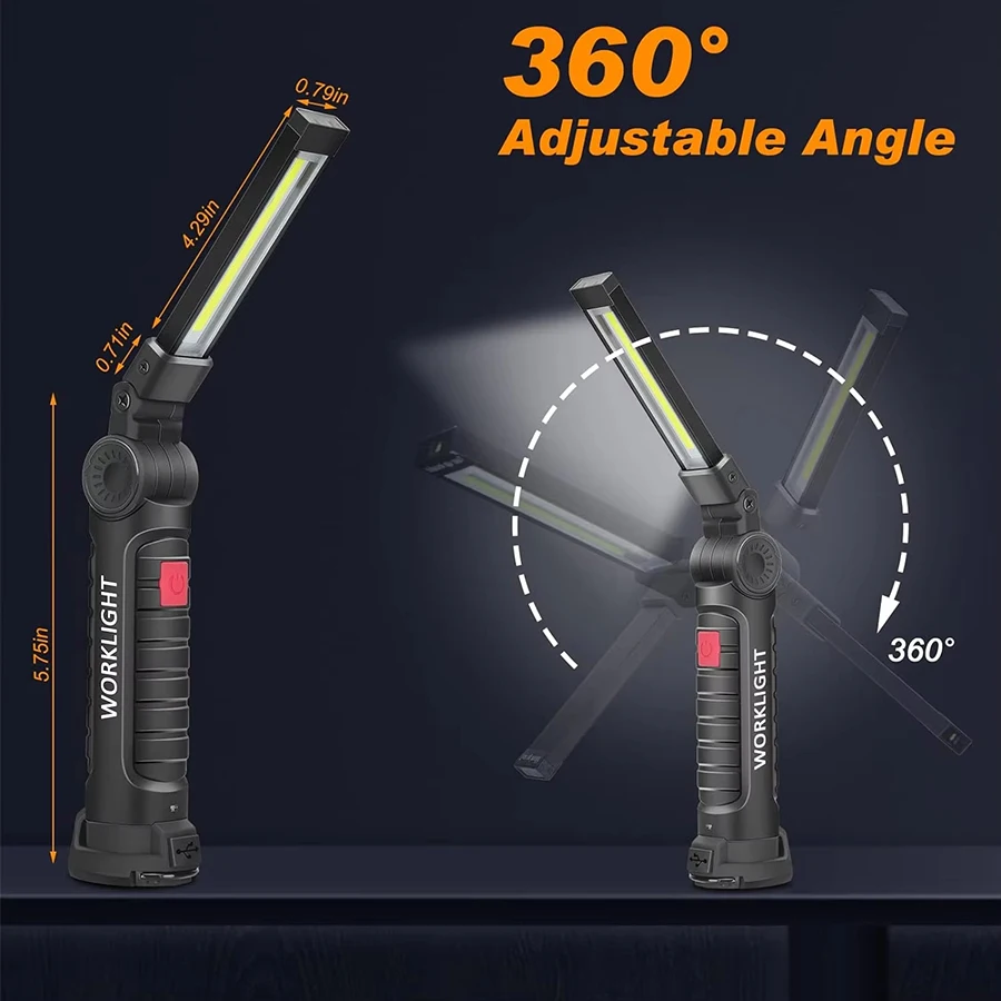 مصباح يدوي مغناطيسي قابل لإعاد - مراجعة Outdoor Camping Lantern وسعره