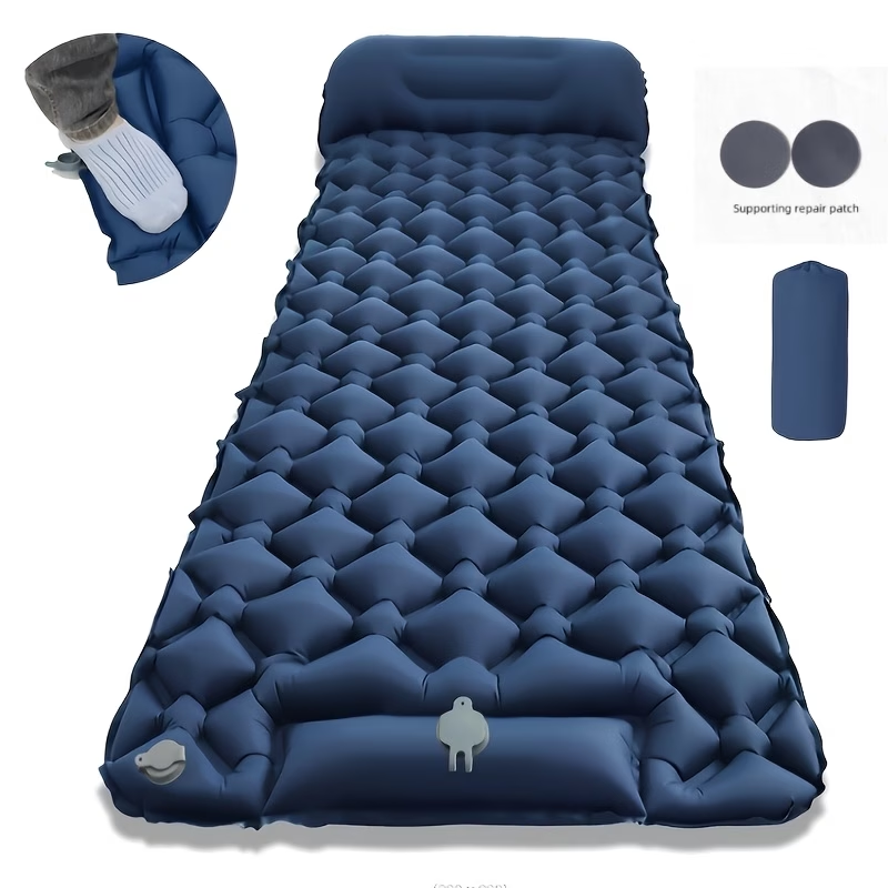 وسادة نوم قابلة للنفخ من مادة  - مراجعة Outdoor Inflatable Camping Tent With Air Pump وسعره