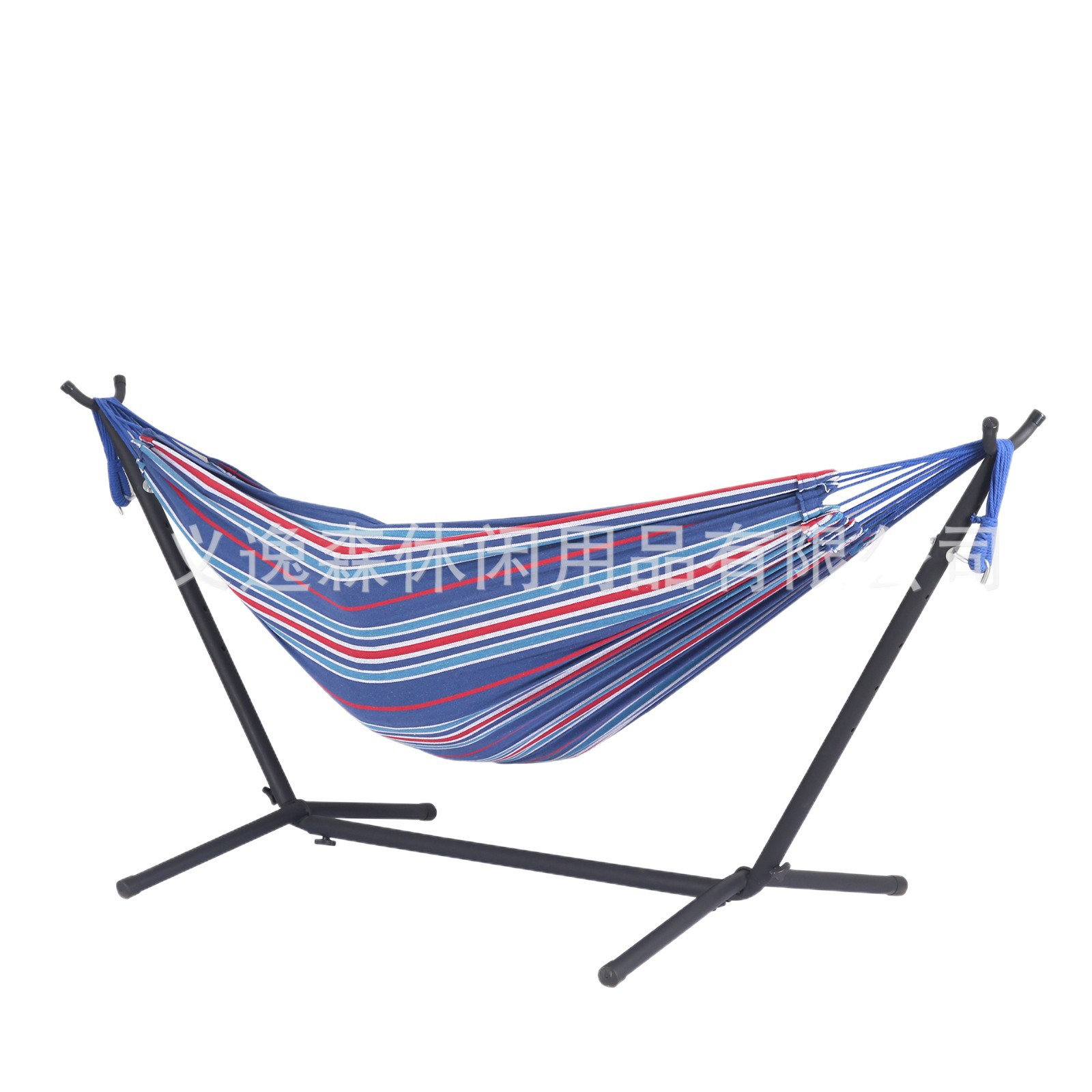 أرجوحة قماشية خارجية مخططة بخط - مراجعة Outdoor Camping Hammock وسعره