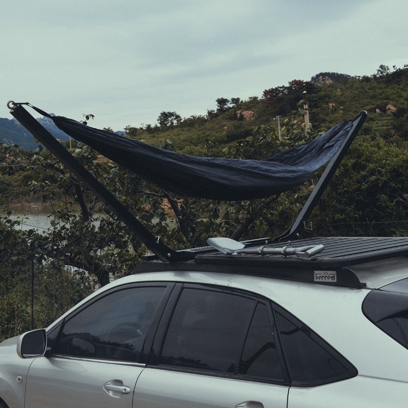 أرجوحة تخييم لسقف السيارة ذاتي - مراجعة Outdoor Camping Hammock وسعره