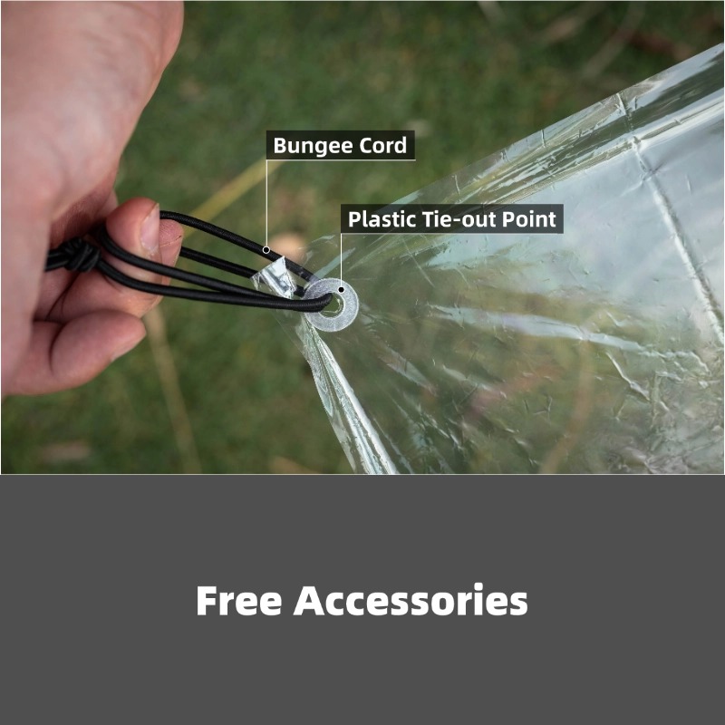 [هودر جير] غطاء أرضي خفيف الوز - مراجعة Outdoor Camping Tarp وسعره