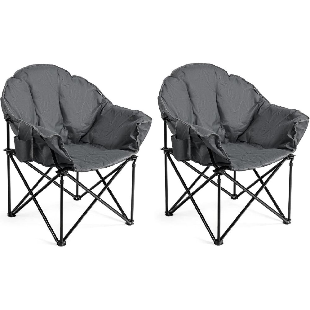 كرسي تخييم كبير الحجم مريح على - مراجعة Outdoor Oversized Camping Chair وسعره