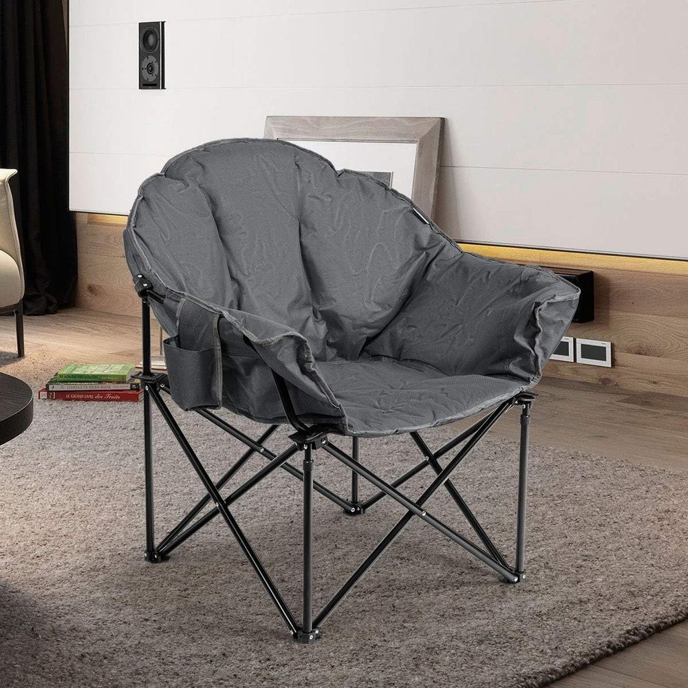 كرسي تخييم كبير الحجم مريح على - مراجعة Outdoor Oversized Camping Chair وسعره