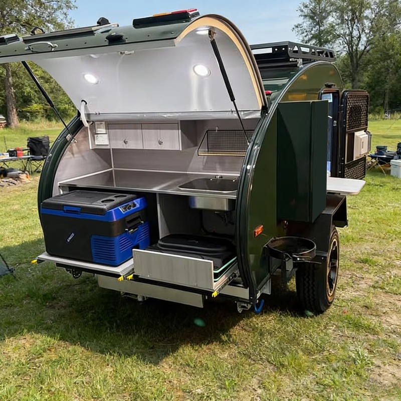 مقطورة تخييم خارجية مخصصة للبي - مراجعة Outdoor Camping Beds For Sale وسعره