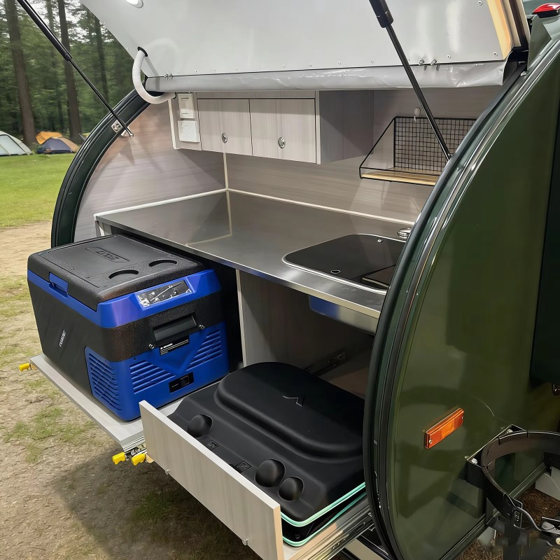 مقطورة تخييم خارجية مخصصة للبي - مراجعة Outdoor Camping Beds For Sale وسعره
