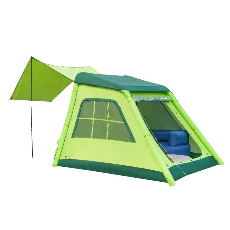خيمة هوائية محمولة مقاومة للما - مراجعة Outdoor Camping Inflatable Tent وسعره