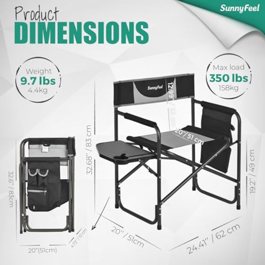 كرسي تخييم كبير الحجم للاستخدا - مراجعة Outdoor Oversized Camping Chair وسعره