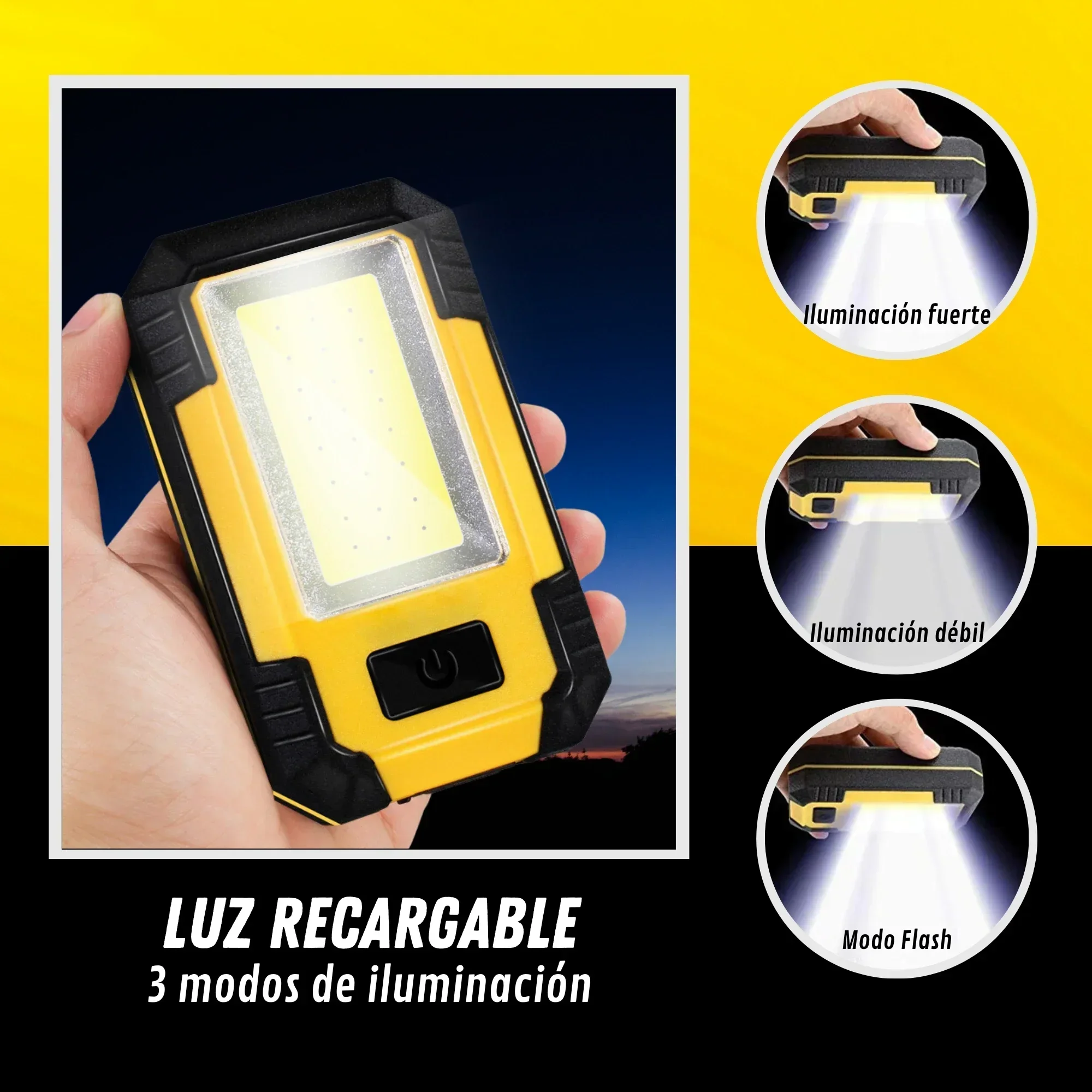 مصباح عمل قابل لإعادة الشحن بس - مراجعة Outdoor Camping Lantern وسعره