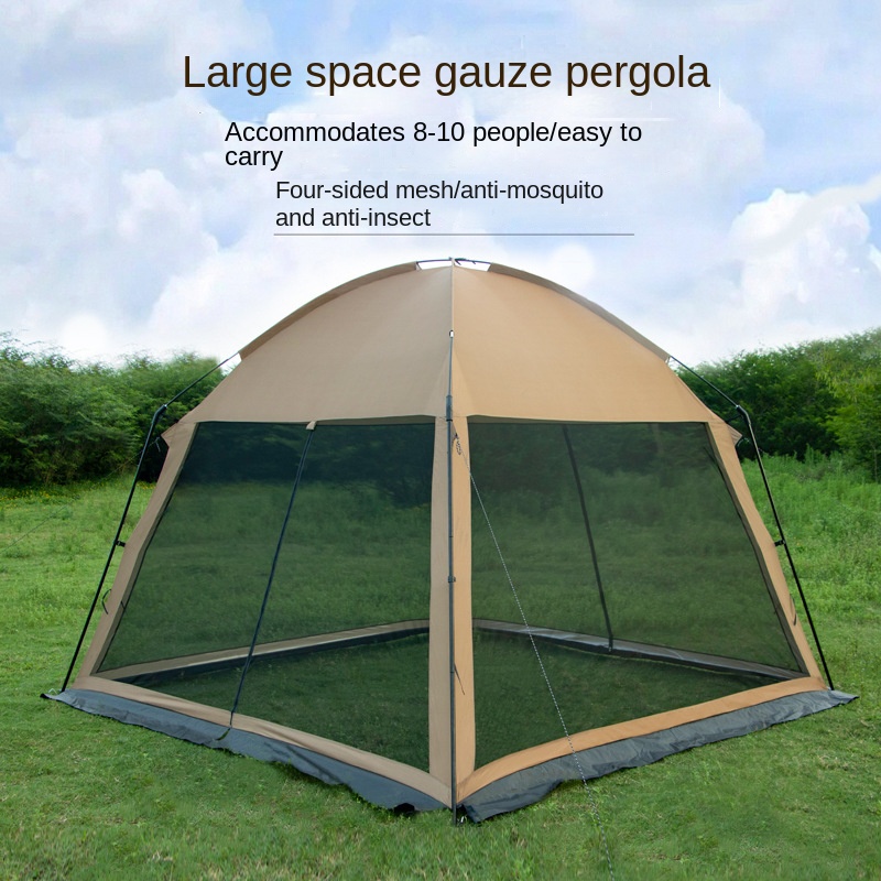 خيمة شمسية محمولة للاستخدام ال - مراجعة Outdoor Camping Gazebo وسعره