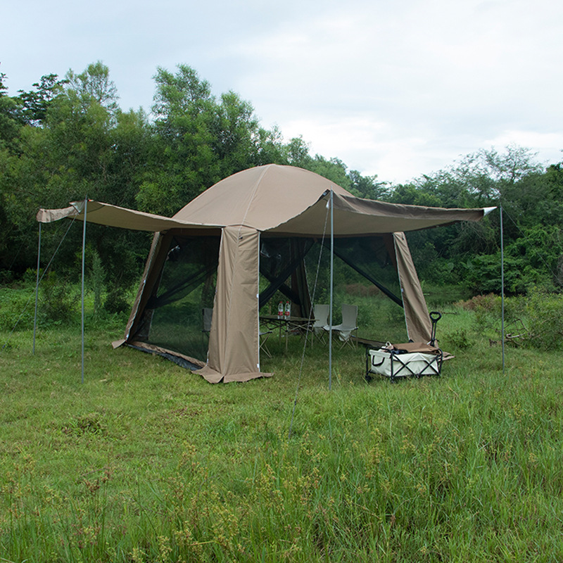 خيمة شمسية محمولة للاستخدام ال - مراجعة Outdoor Camping Gazebo وسعره