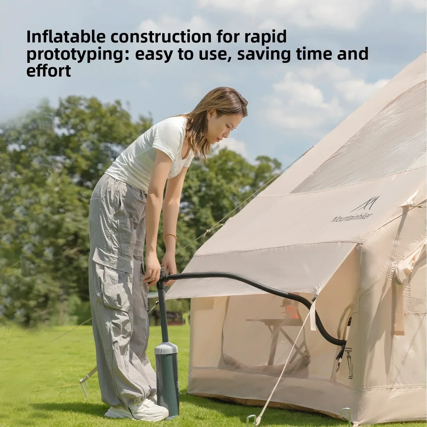 خيمة MOUNTAINHIKER قابلة للنفخ - مراجعة Outdoor Camping Inflatable Tent وسعره