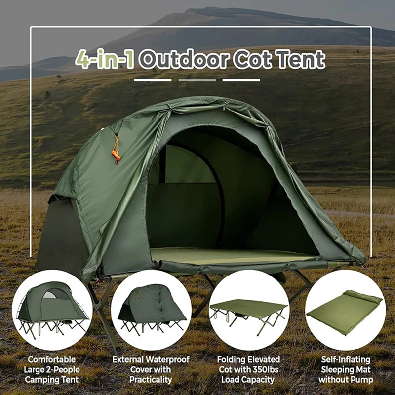 خيام خارجية مقاومة للماء عالية - مراجعة Outdoor Camping Beds For Sale وسعره