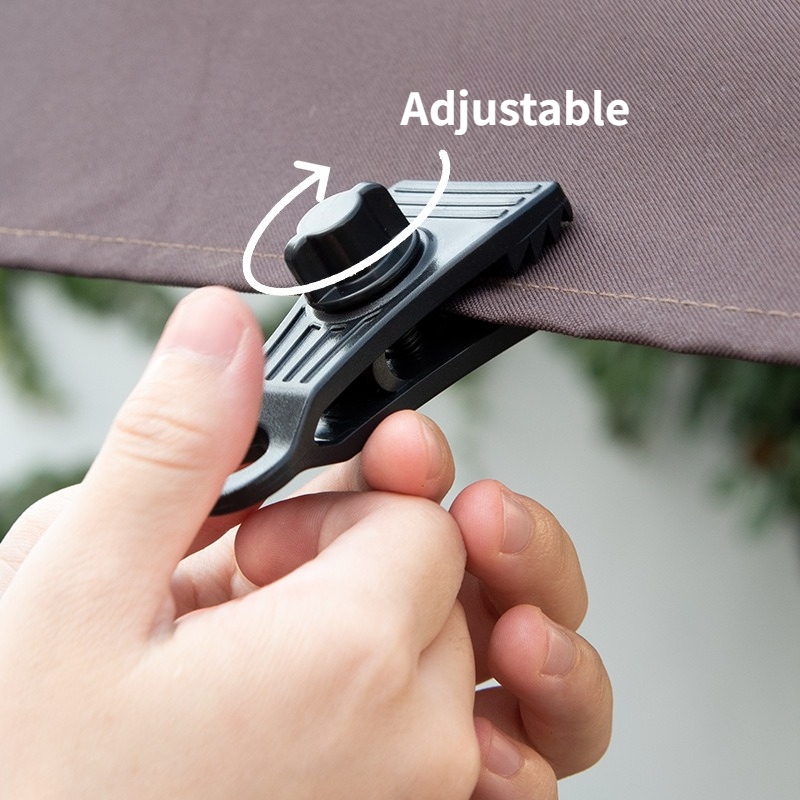 10 قطع مشابك تثبيت خيمة خارجية - مراجعة Outdoor Camping Tarp وسعره