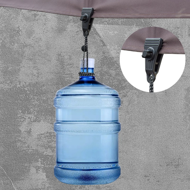 10 قطع مشابك تثبيت خيمة خارجية - مراجعة Outdoor Camping Tarp وسعره