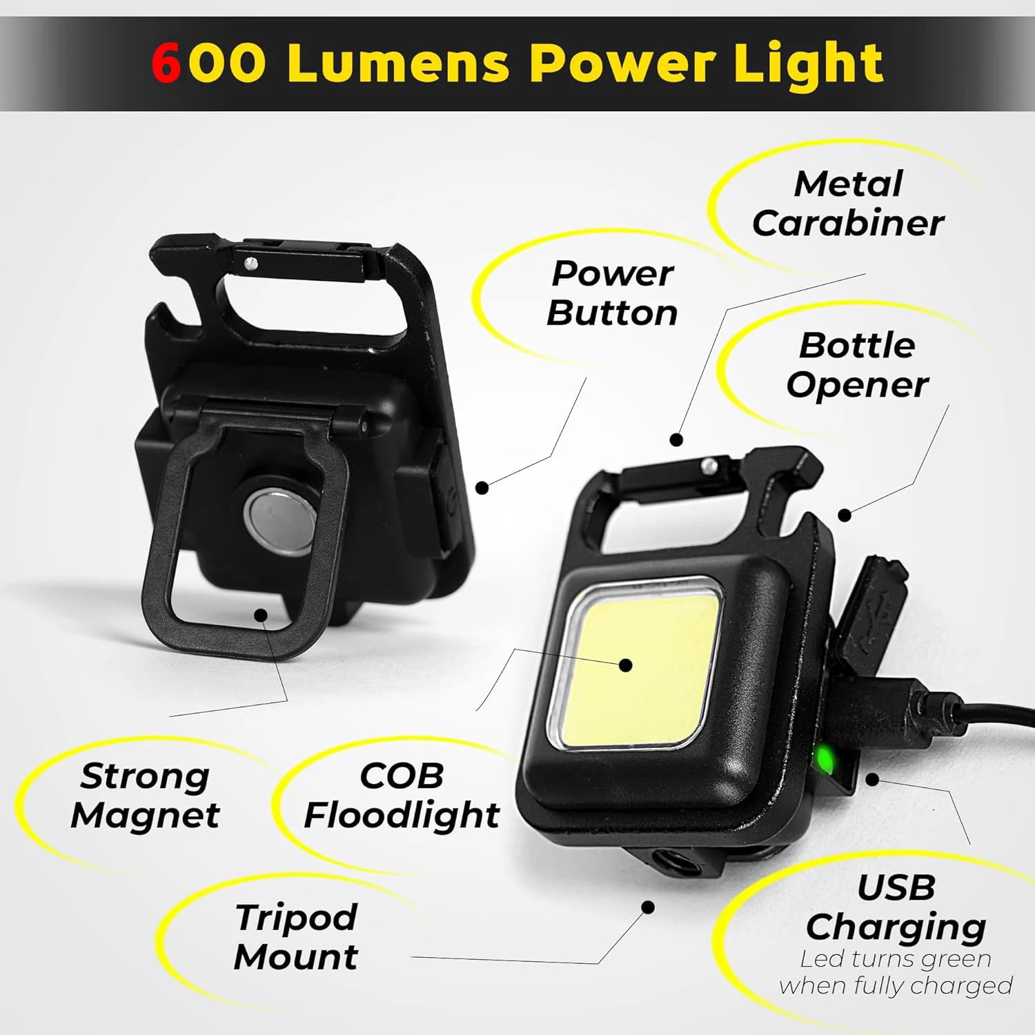 مصباح محمول صغير متعدد الوظائف - مراجعة Outdoor Camping Lantern وسعره