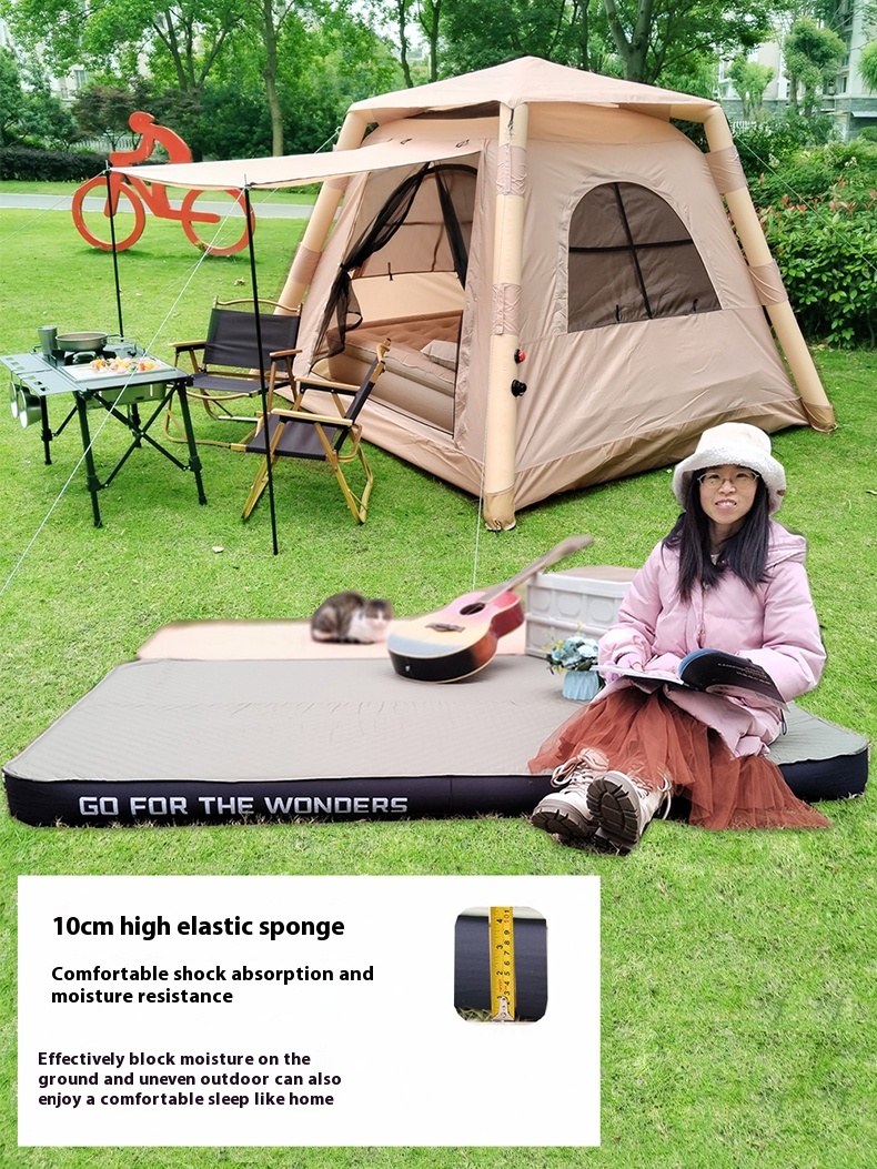 فراش تخييم ذاتي النفخ من لوهاس - مراجعة Outdoor Camping Inflatable Tent وسعره